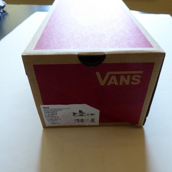 Vans Little Girl USA Size 13 Flowers & Checks Sneakers NIB - Picture 3 of 16